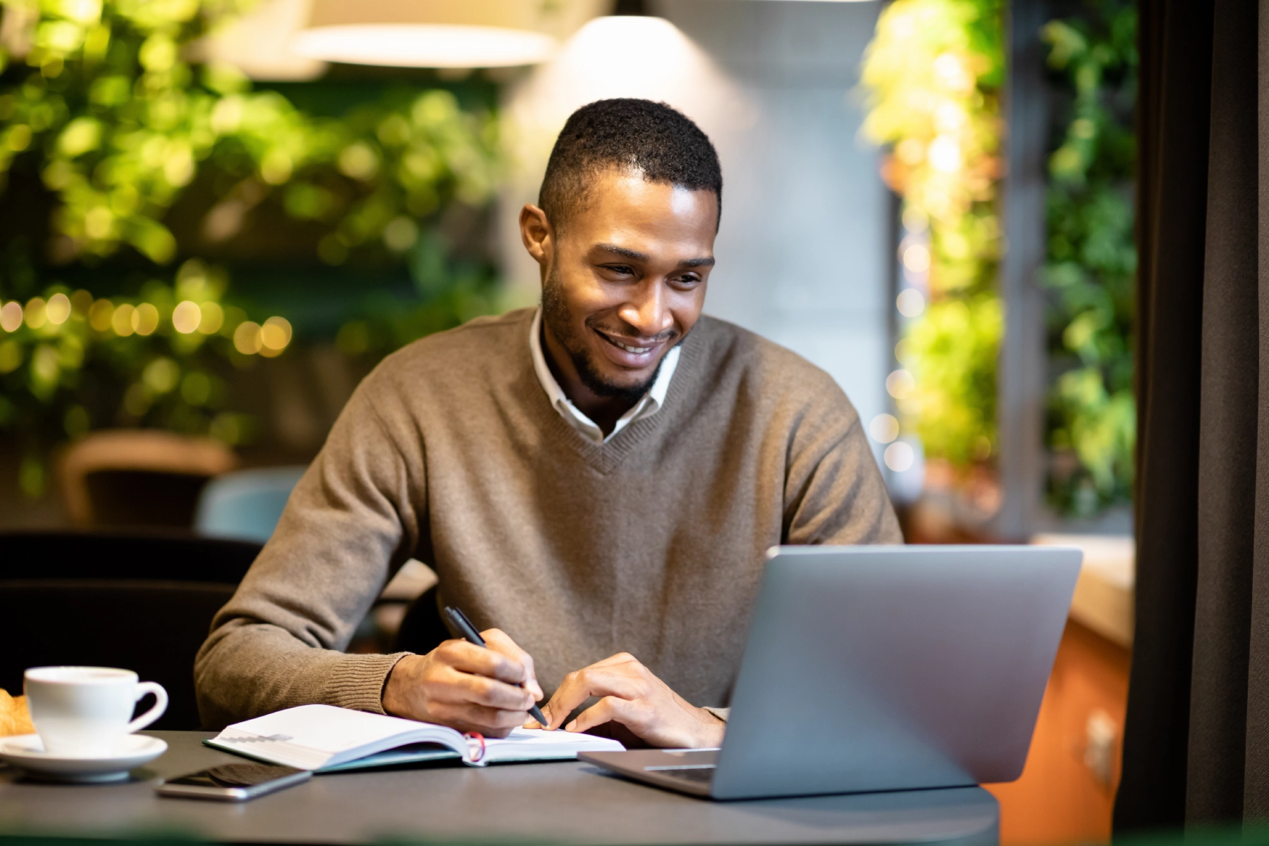 Image of a man that have join swahili classes